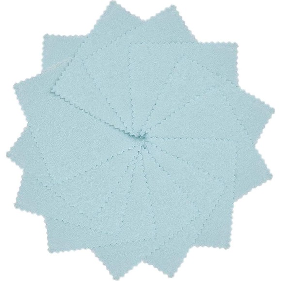 50 pcs Jewelry Cleaning Cloth Polishing Cleaning Cloths for Sterling Silver Gold - Picture 4 of 16